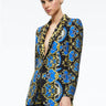 Alice + Olivia Breann Fitted Blazer in Regal Romance Sapphire - Estilo Boutique