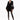 Alice + Olivia Latoya Feather Cuff Blazer Mini Dress in Black - Estilo Boutique