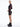 Alice + Olivia Toya Turtleneck Dress in Black/Perfect Ruby - Estilo Boutique