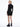 Alice + Olivia Toya Turtleneck Dress in Black/Perfect Ruby - Estilo Boutique