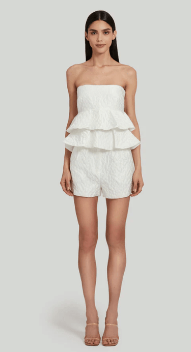 Amanda Uprichard Healy Top in Bellis - Estilo Boutique