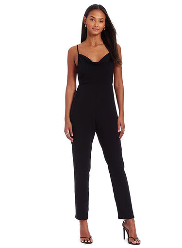 Amanda Uprichard Janet Jumpsuit in Black - Estilo Boutique