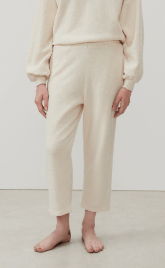 American Vintage Bobypark Joggers in Ecru - Estilo Boutique