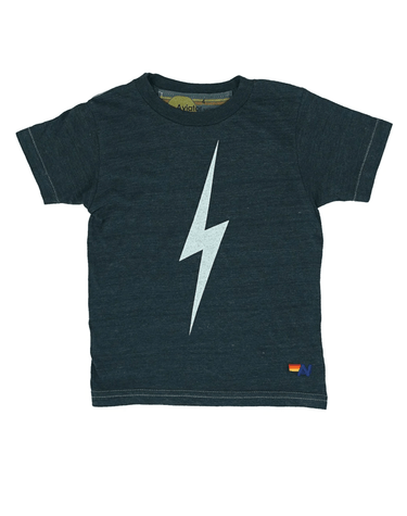 Aviator Nation Bolt Kid Tee in Charcoal - Estilo Boutique