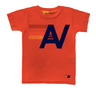 Aviator Nation Kids Logo Tee in Orange - Estilo Boutique