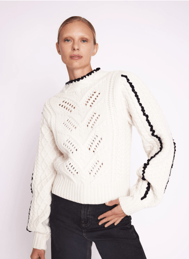 Berenice Athena Jumper in Off White - Estilo Boutique