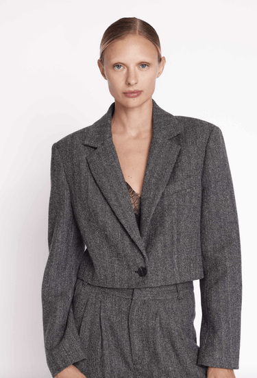 Berenice Vanilla Short Suit Jacket - Estilo Boutique