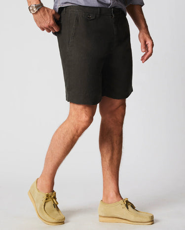 Billy Reid Linen Moore Short in Steel Grey - Estilo Boutique