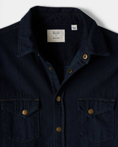 Billy Reid Shoals Double Dye Denim Shirt - Estilo Boutique