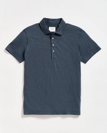 Billy Reid Stripe Pensacola Polo in Navy - Estilo Boutique