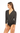 Blanc Noir Wrap Bodysuit in Black - Estilo Boutique