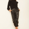 Caballero Danica Vegan Leather Pant in Black - Estilo Boutique