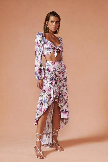 Cami Bronte Skirt in Clematis - Estilo Boutique