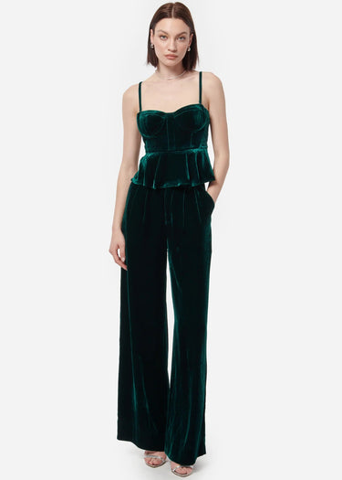 Cami Rylie Velvet Pant in Deep Sea - Estilo Boutique