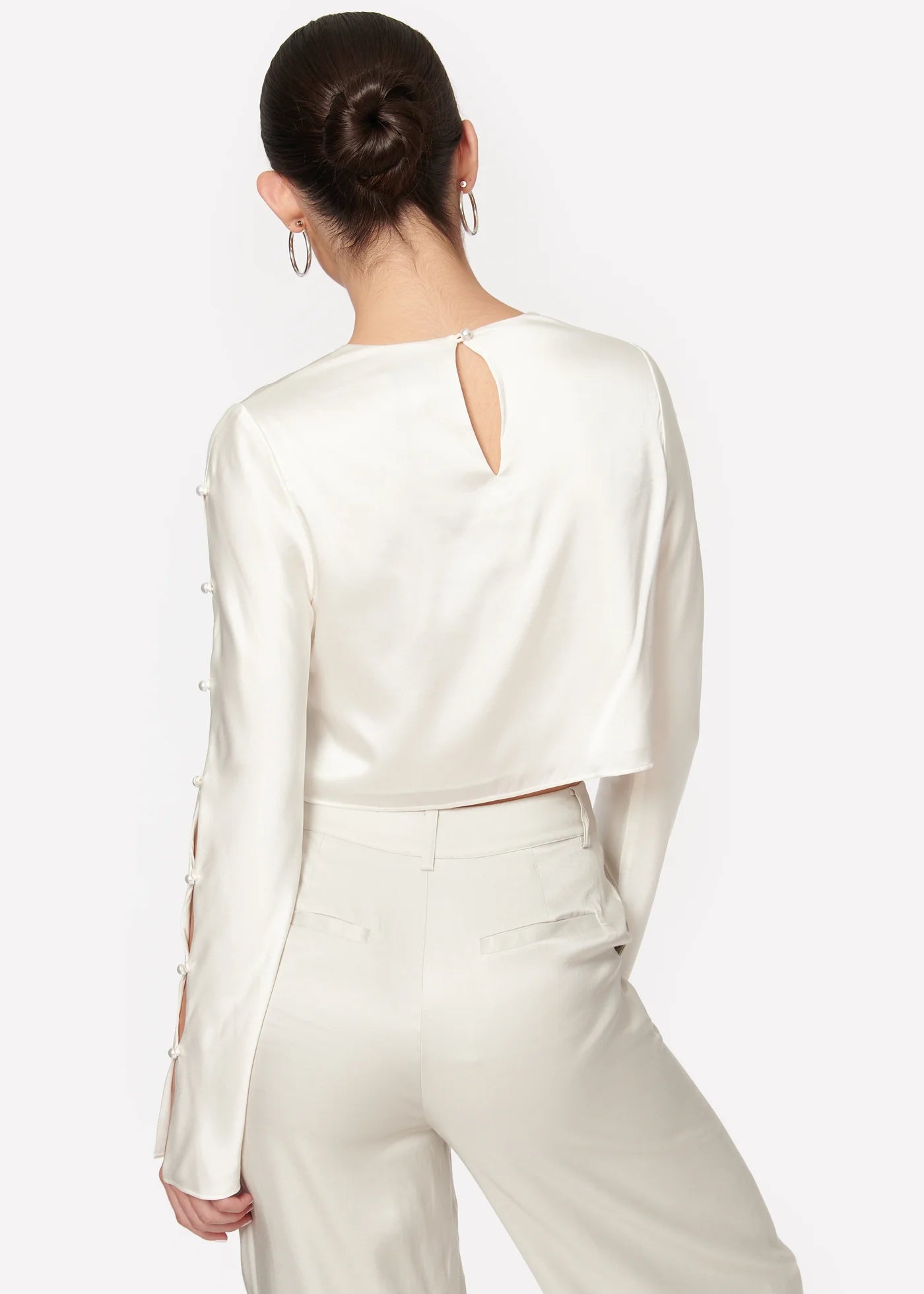 Cami Tatiana Top in White - Estilo Boutique