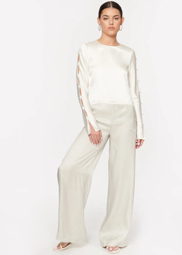 Cami Tatiana Top in White - Estilo Boutique