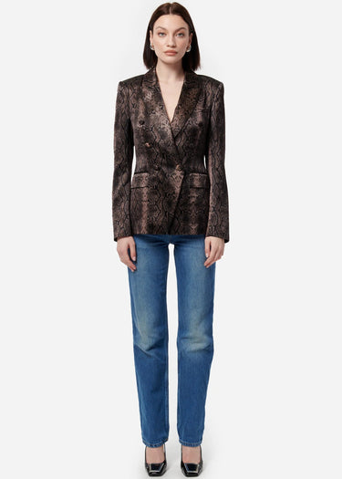 Cami Zana Blazer in Gray Snake - Estilo Boutique