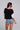 Chaser Janis Joplin Classic Motorcycle Tee in Americana Color Block - Estilo Boutique