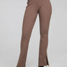 Chaser Party Deep Taupe Flare Bottoms - Estilo Boutique