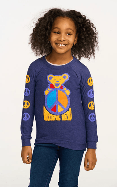 Chaser Peach Bear Shirt in Night - Estilo Boutique