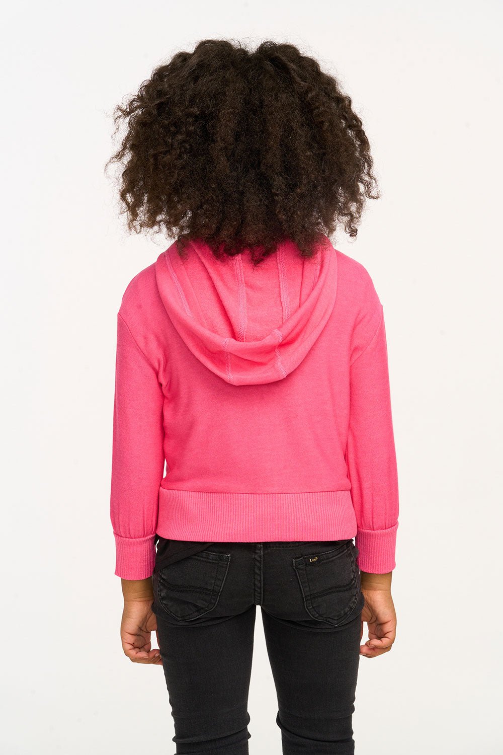 Chaser Puffy Cozy Zip Up in Flamingo Pink - Estilo Boutique