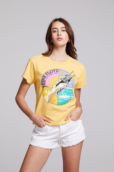 Chaser Rambler Tee in Marigold - Estilo Boutique