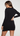 Chaser Rib Button Down Cardigan Dress in True Black - Estilo Boutique