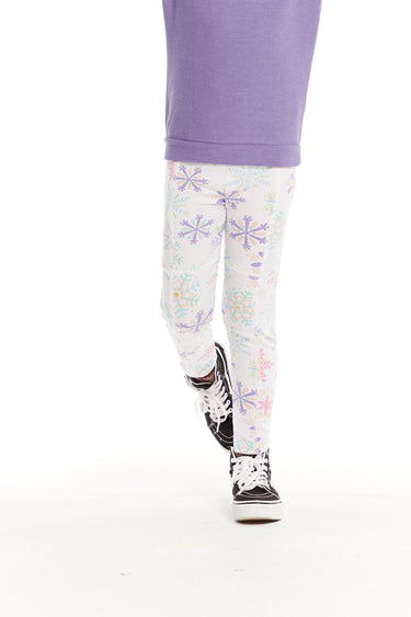 Chaser Seamed Panel Joggers in Snowflake - Estilo Boutique