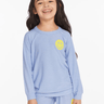 Chaser Star Smiley Pullover in Blue Hydrangea - Estilo Boutique