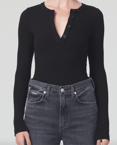 Citizens Of Humanity Celeste Henley in Black - Estilo Boutique
