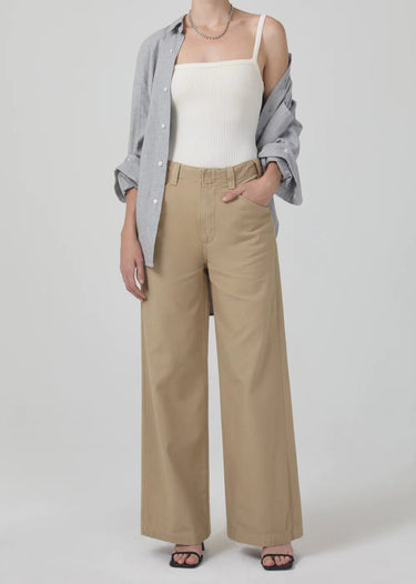 Citizens Of Humanity Paloma Utility Pant in Khaki Classic - Estilo Boutique