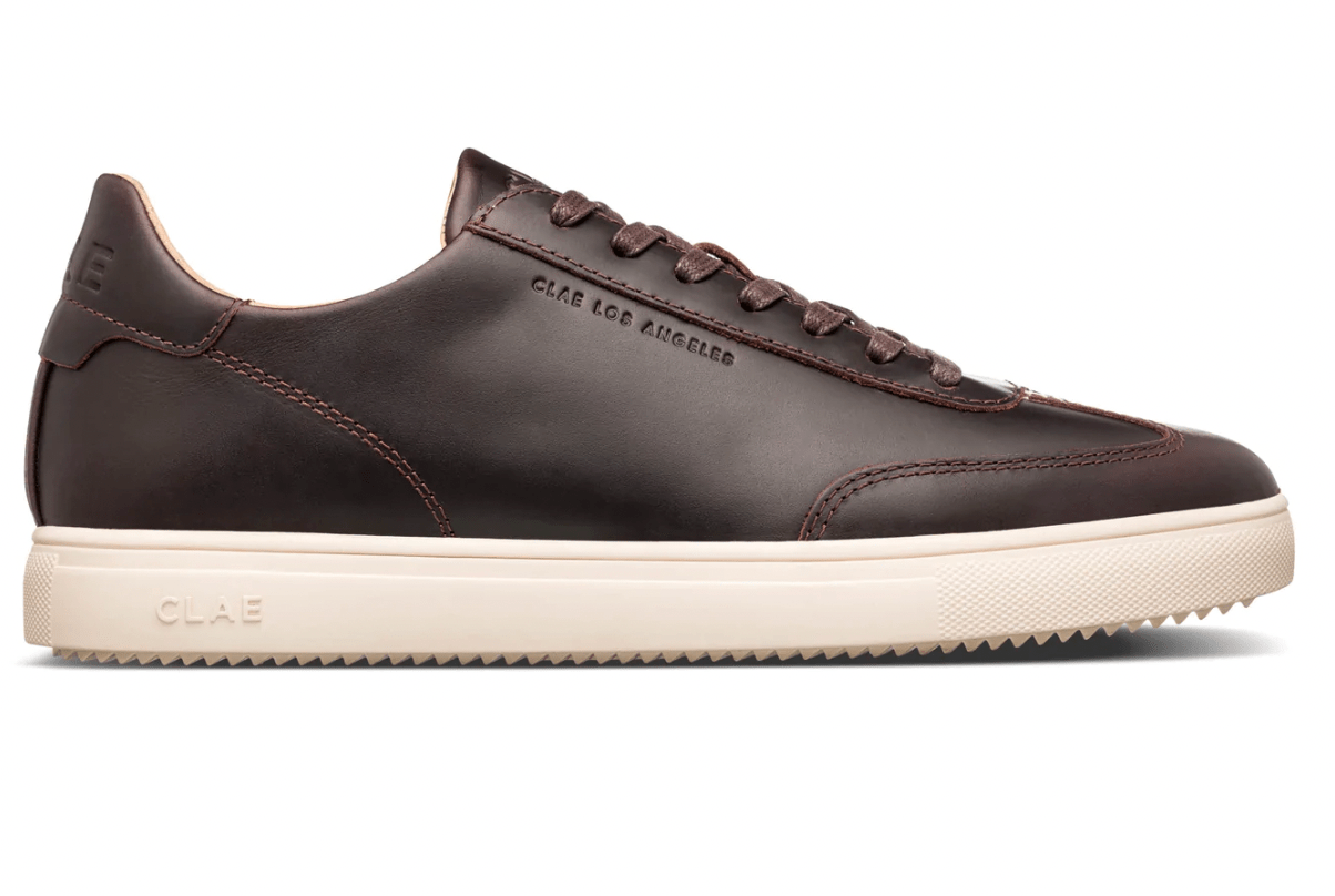 Clae Deane Sneaker in Brown Leather - Estilo Boutique