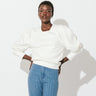Cleobella Dayna Quilted Sweatshirt in Ivory - Estilo Boutique