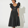 Cleobella Piper Midi Dress in Black - Estilo Boutique