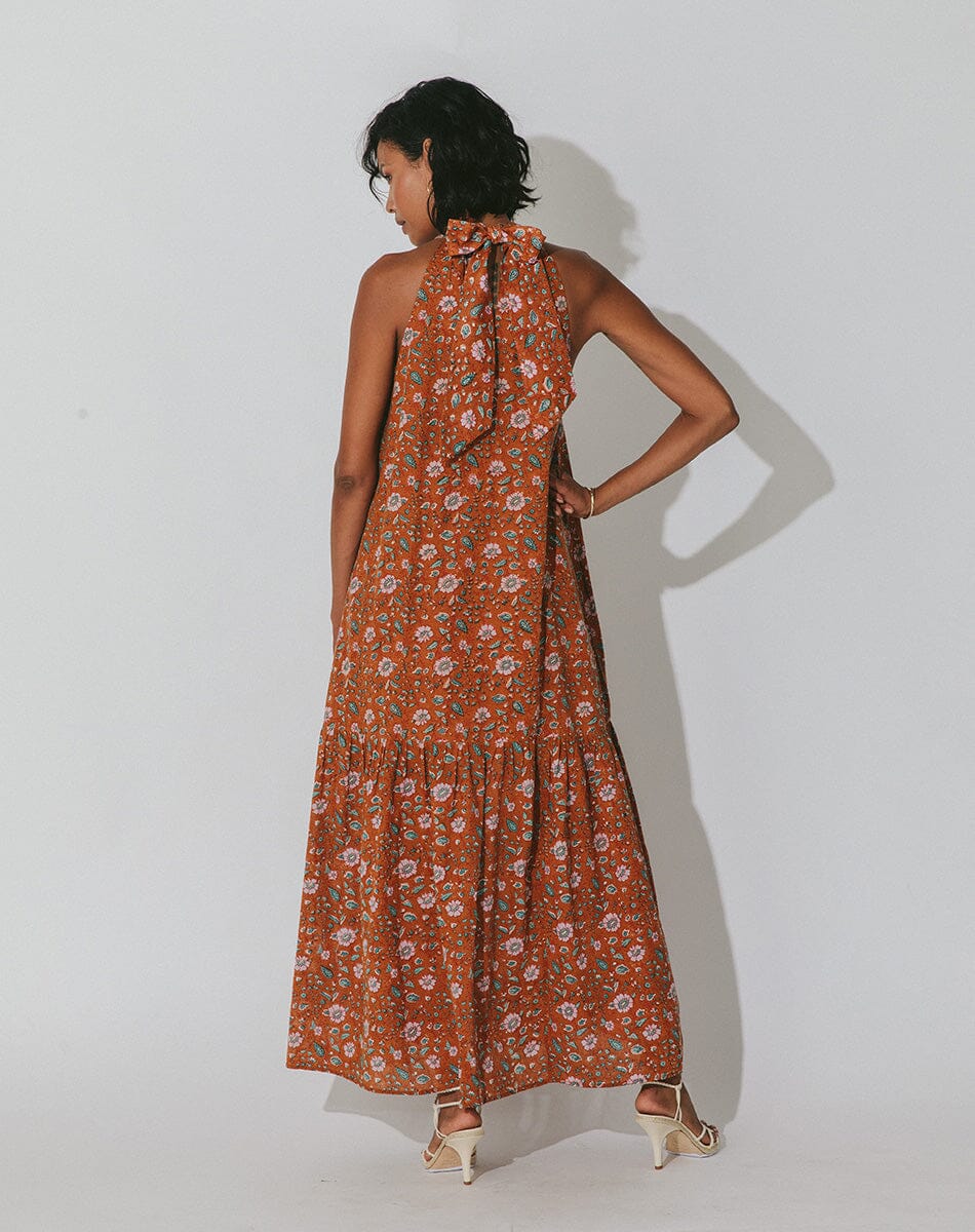 Cleobella Wilder Dress in Terracotta Floral - Estilo Boutique
