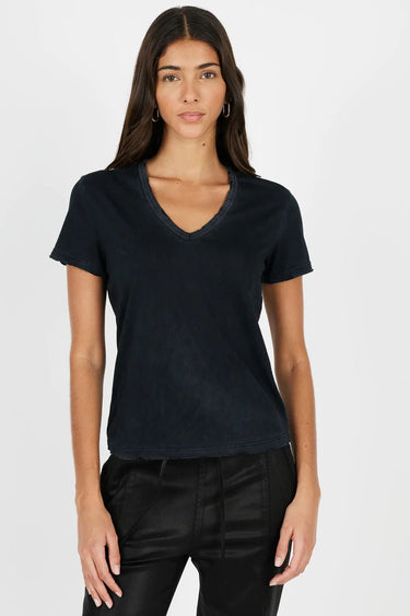 Cotton Citizen Standard V-Neck in Vintage Black - Estilo Boutique
