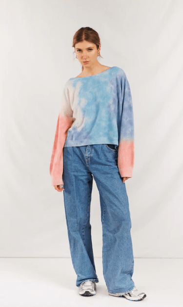Crush Cashmere Scottie Painted Balloon in Cloud Dye - Estilo Boutique