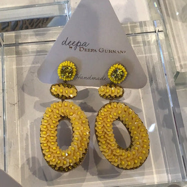 Deepa Gurnani Britt Earrings - Estilo Boutique