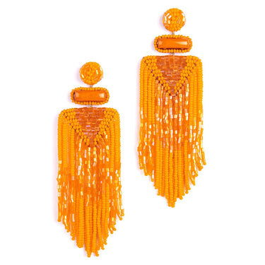 Deepa Gurnani Jody Earrings in Marigold - Estilo Boutique