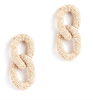 Deepa Gurnani Loulou Earrings in Champagne - Estilo Boutique