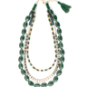 Deepa Jaelyn Necklace in Emerald - Estilo Boutique