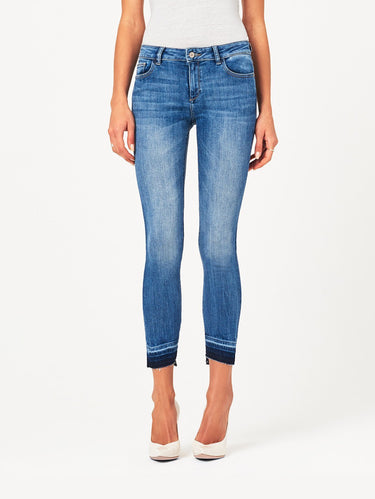 DL1961 Margaux Mid Rise Ankle Skinny in Costa Mesa - Estilo Boutique