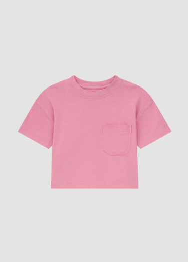 DL1971 Kids Short Sleeve Tee in Flamingo - Estilo Boutique