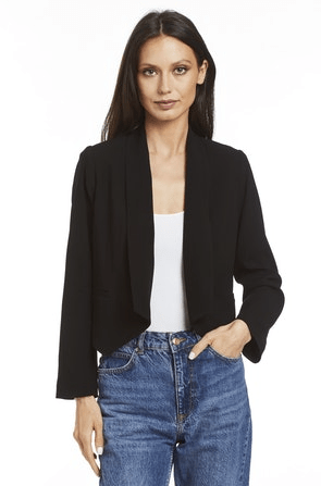 Drew Cameron Jacket in Black - Estilo Boutique