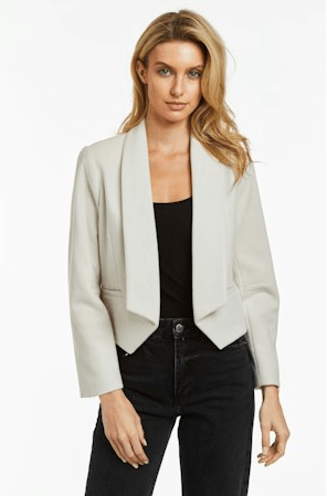 Drew Cameron Jacket in Cream - Estilo Boutique