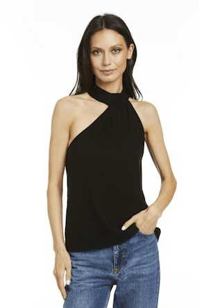 Drew Duke Top in Black - Estilo Boutique