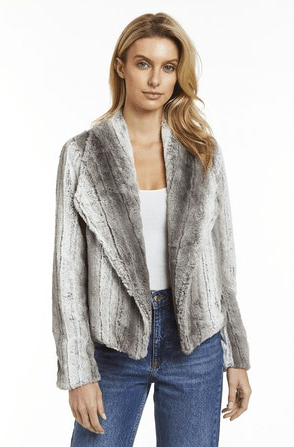 Drew Tommy Jacket in Silver - Estilo Boutique