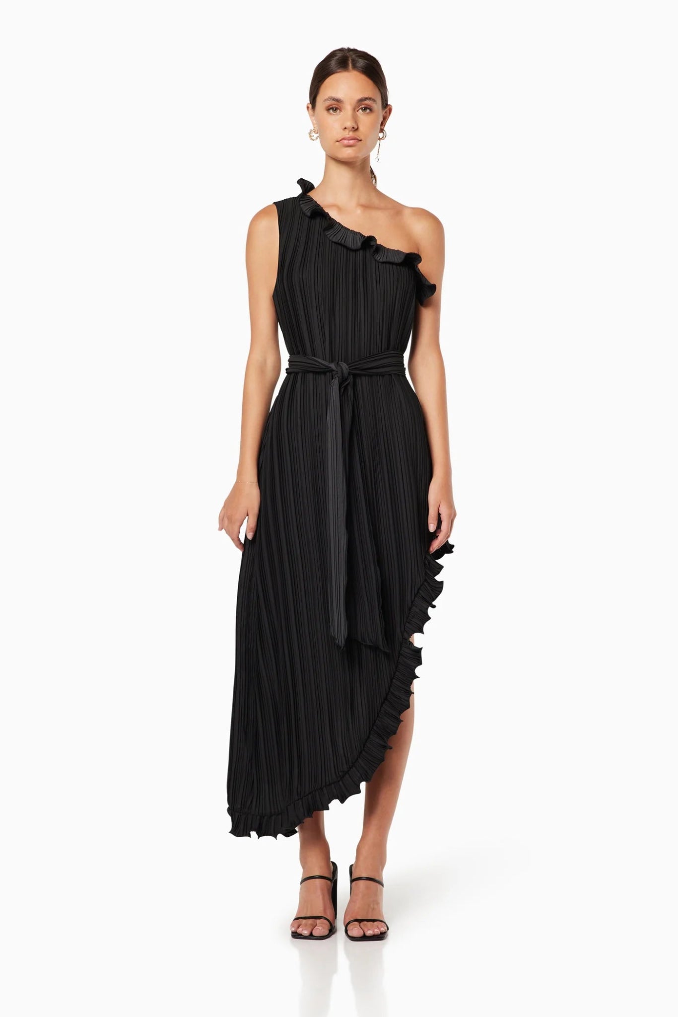 Italianate Midi Dress in Black XS / Black Italianate Midi Dress in Black XS / Black