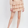 En Saison Alaia Mini Skirt in Light Pink - Estilo Boutique