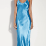 Enza Costa Bias Cut Slip Dress in Pool Blue - Estilo Boutique